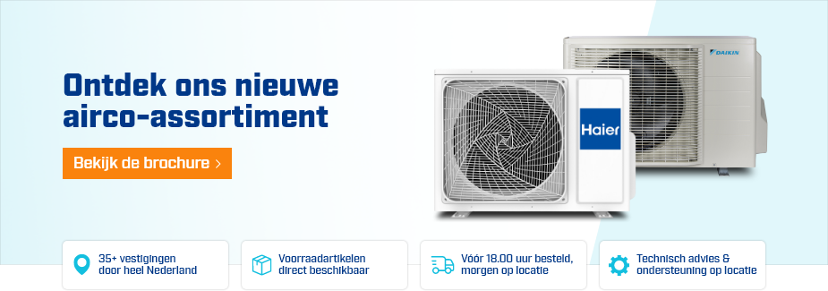 Vernieuwd airco-assortiment, gloednieuwe brochure!