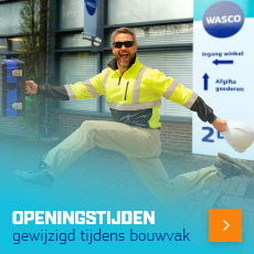 Aangepaste openingstijden bouwvak