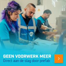 Met prefab geen voorwerk meer