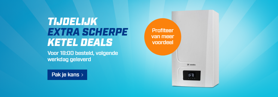 Extra scherpe prijzen op ketels
