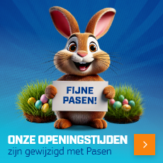 Let op, dit weekend is het Pasen.
