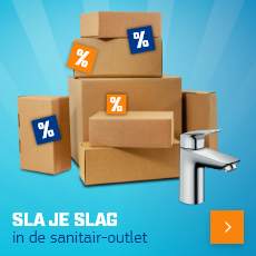 Scherp geprijsd sanitair - bezoek de outlet