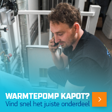 Snel je warmtepomponderdelen gevonden