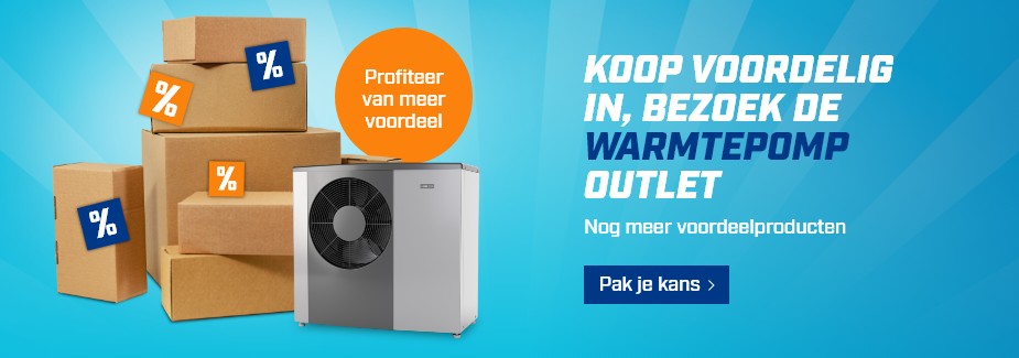 Warmtepomp Outlet: nog meer voordeelproducten