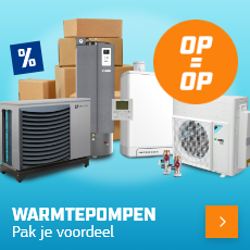 Op=op! Pak nu je warmtepompdeal