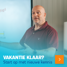 Vakantie voorbij, start fris aan een opleiding