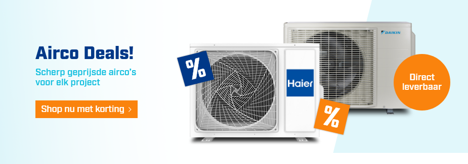 Airco's extra scherp gesprijsd