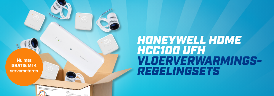 Regelsets voor vloerverwarming van Honeywell Home