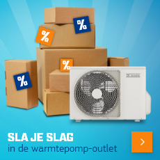 Warmtepomp Outlet: sla je slag!
